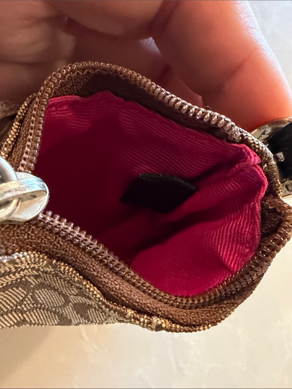 🌟NWOT🌟 Vintage Coach Mini Soho Hobo Charm/Key Ring/Coin Purse (2003) - RARE! - Picture 4 of 5